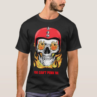 Camiseta No me puedes punk el calavera de punta