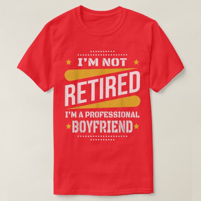 Camiseta No Me Retiré Novio Profesional Vintage Reti (Diseño del anverso)