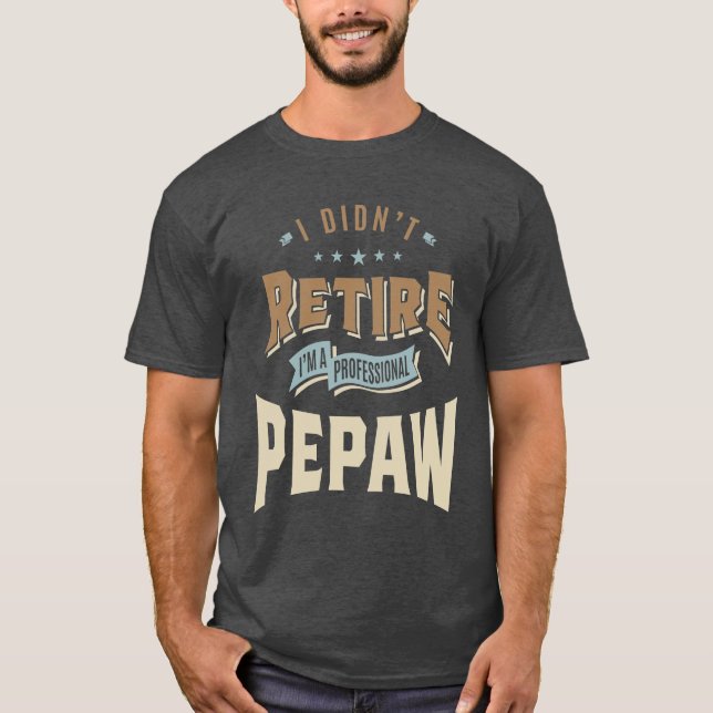 Camiseta No me retiré soy profesional (Anverso)