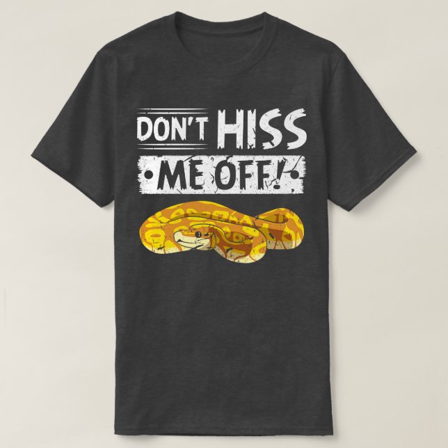 Camiseta No me saques de Ball Python (Diseño del anverso)
