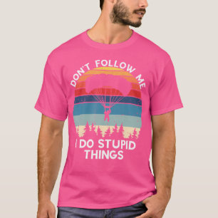 Camiseta No Me Seguir Parapente Retro Skydive