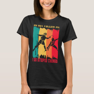 Camiseta No me sigan esgrimiendo esgrimista de esgrima para
