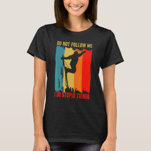 Camiseta No Me Sigas Esquí Esquíador Freestyle Esquíadores 