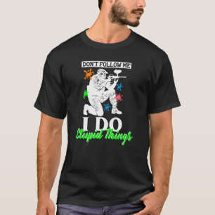 Camiseta No me sigas hago cosas estúpidas Team Sports Pai