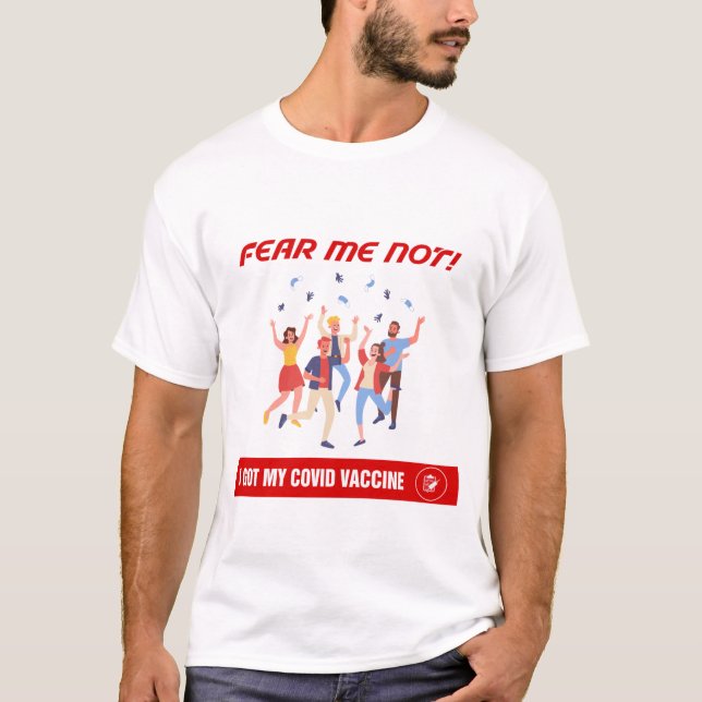 Camiseta ¡No me teman - y mascarillas! (Anverso)