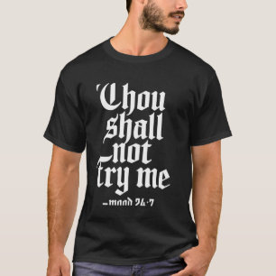 Camiseta No Me Tentarás Estado De Ánimo 24 7 Divertido Sarc