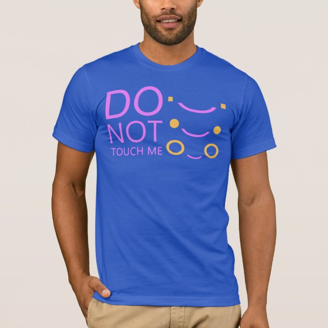 Camiseta no me toque (Anverso)