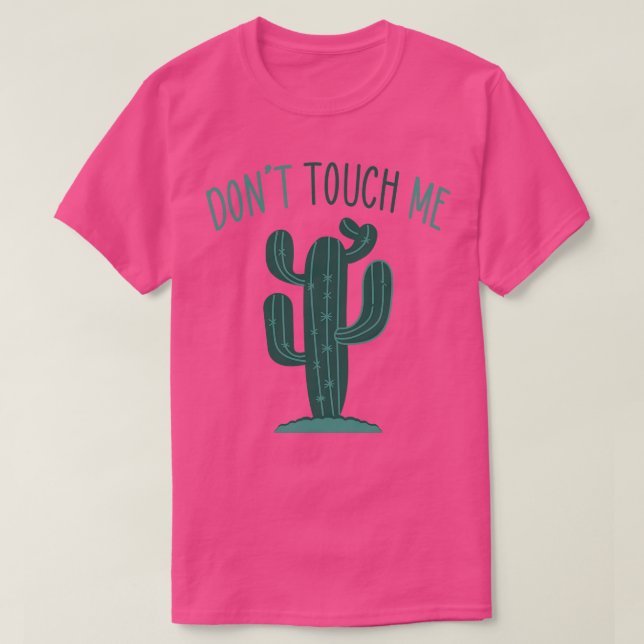 Camiseta No me toquen (Diseño del anverso)