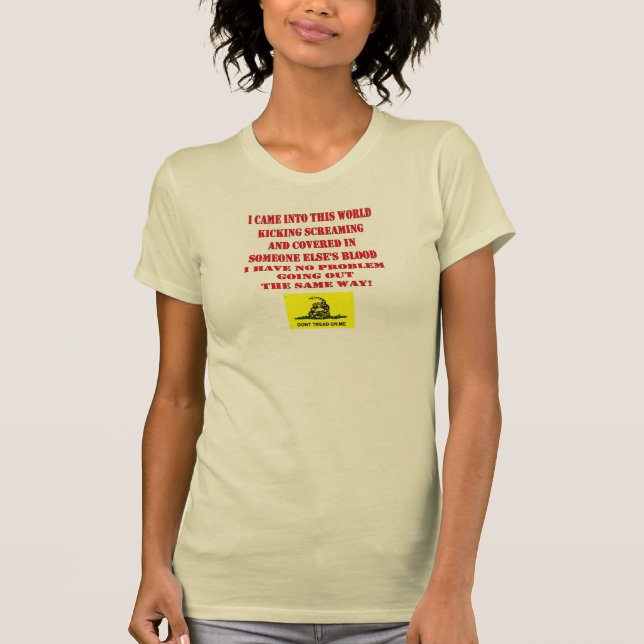 CAMISETA NO ME TREAD (Anverso)