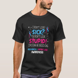 Camiseta No me veo enfermo Embarazo Infantil Sensibilizació