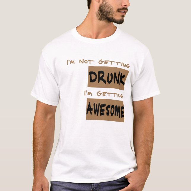 Camiseta No Me Voy a Emborrachar (Anverso)