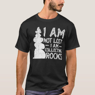 Camiseta No me voy a perder estoy recogiendo mineral geológ