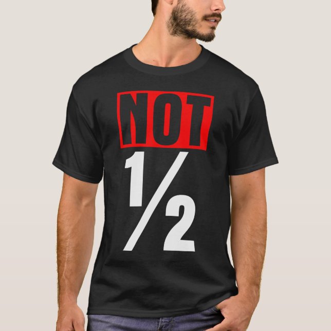 Camiseta No medio - Oscuro (Anverso)