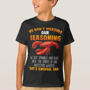 Camiseta No medir la mordaza sarcástica de los peces gordo