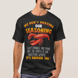 Camiseta No medir la mordaza sarcástica de los peces gordo