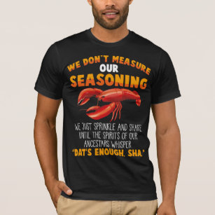 Camiseta No medir la mordaza sarcástica de los peces gordos