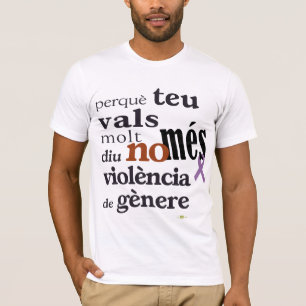 Camiseta No Més Violència de Gènere