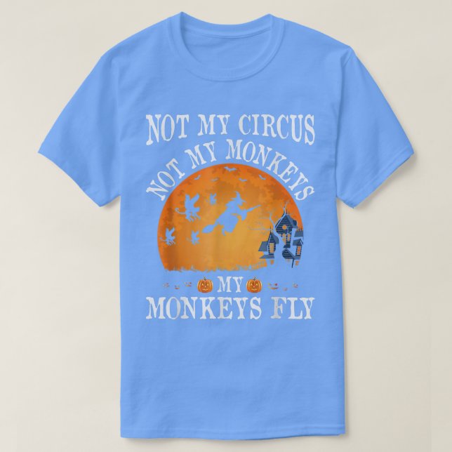 Camiseta No mi circo, no mi Fiesta de monos (Diseño del anverso)