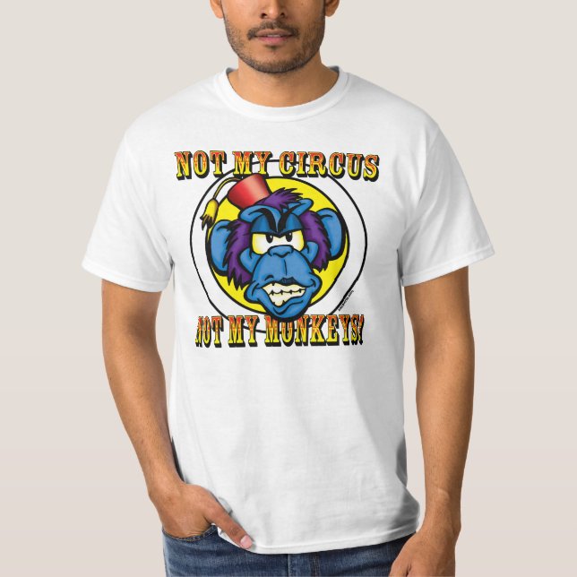 Camiseta No mi circo, no mis monos (Anverso)
