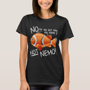 Camiseta NO - Mi nombre NO es...(Texto Blanco)