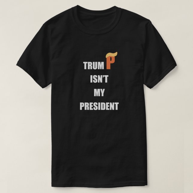 Camiseta No mi presidente (Diseño del anverso)