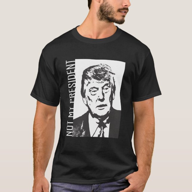 Camiseta No mi presidente Trump (Anverso)