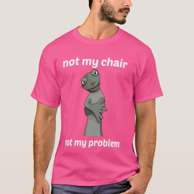 Camiseta ¡No mi silla, no mi problema! (Anverso)