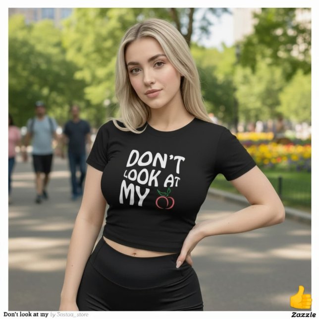 Camiseta No mires a mi (Subido por el creador)