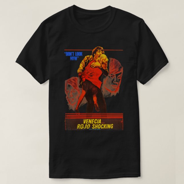 Camiseta No mires ahora (Diseño del anverso)