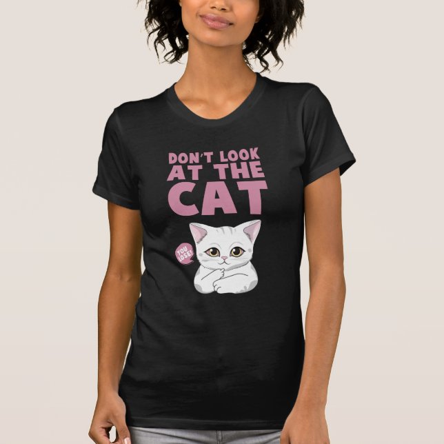 Camiseta no mires al gato (Anverso)