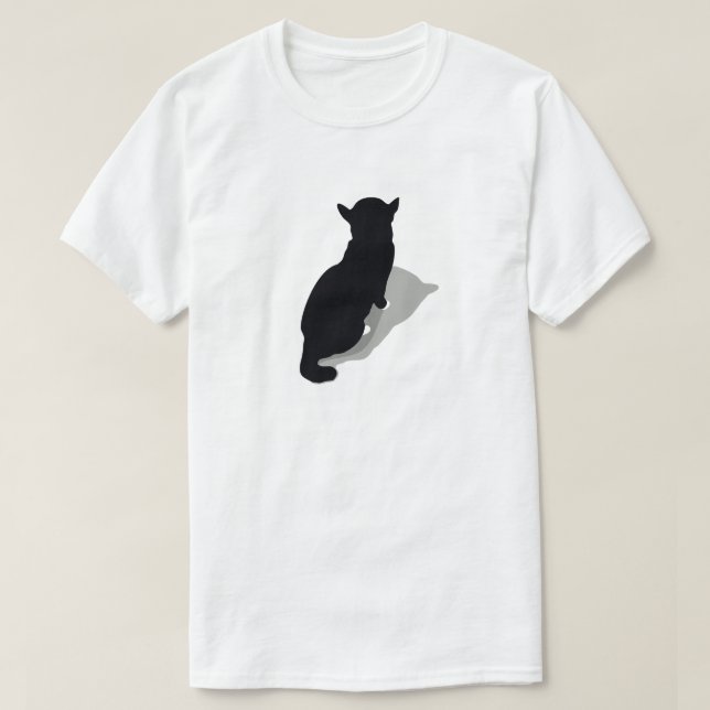 Camiseta No mires al gato enfurecido (Diseño del anverso)