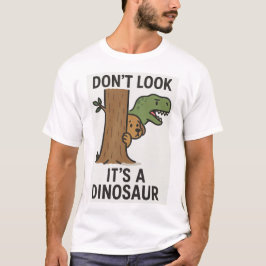 Camiseta No mires que es un dinosaurio