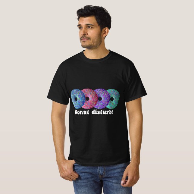 Camiseta No molestar (Anverso completo)