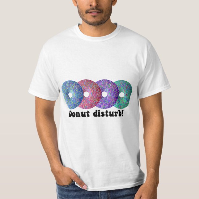 Camiseta No molestar (Anverso)