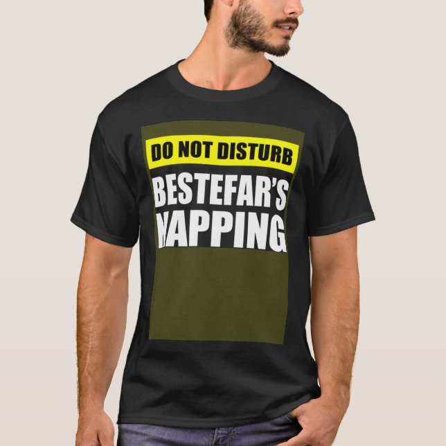 Camiseta No molestar a Bestefar s (Anverso)