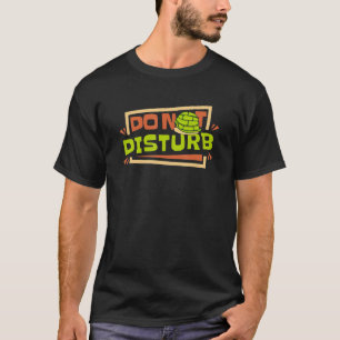 Camiseta No molestar a un lagarto que está atrapando un des