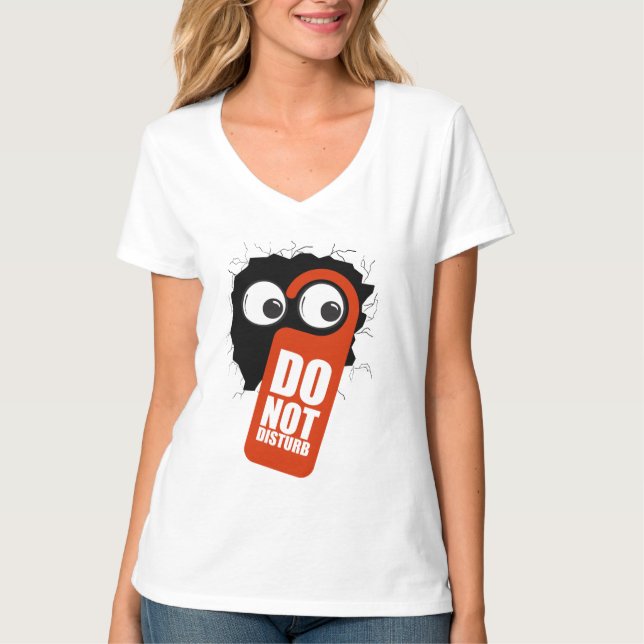 Camiseta No molestar.b (Anverso)