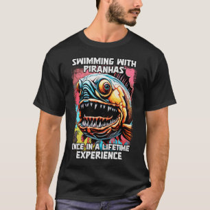 Camiseta No Molestar Mientras Pesco Pegatina Divertida