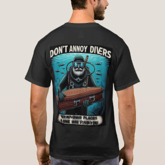 Camiseta no molestes a los buzos