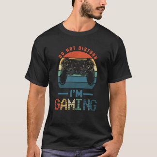 Camiseta No molestes Estoy Jugando Vídeo De Camisas Jugando
