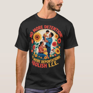 Camiseta No More Deportation No More Detention Abolish ICE