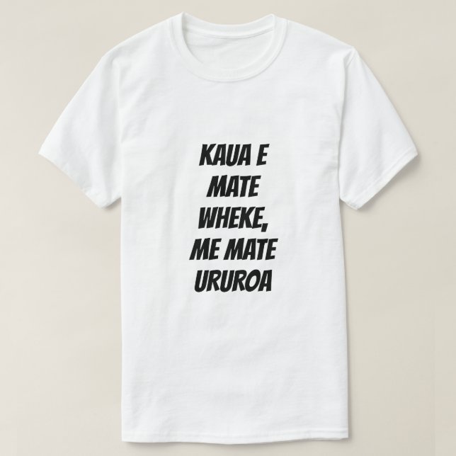 Camiseta No mueras como pulpo, muere como tiburón martillo (Diseño del anverso)