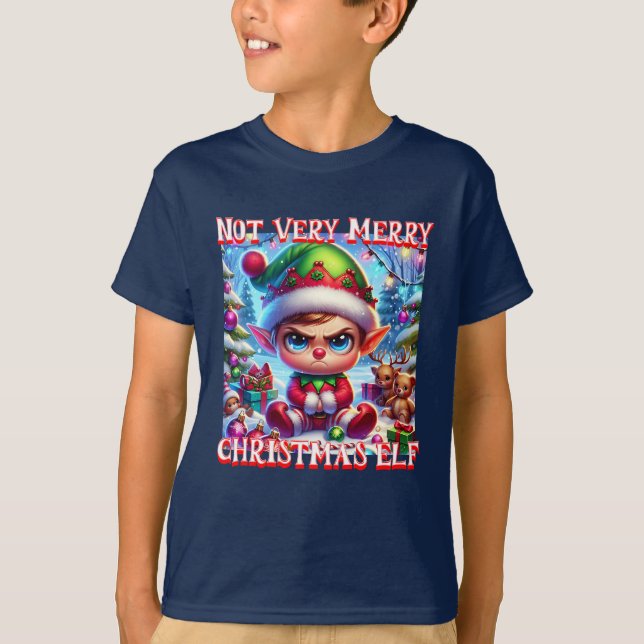 Camiseta No muy Feliz Nochebuena (Anverso)