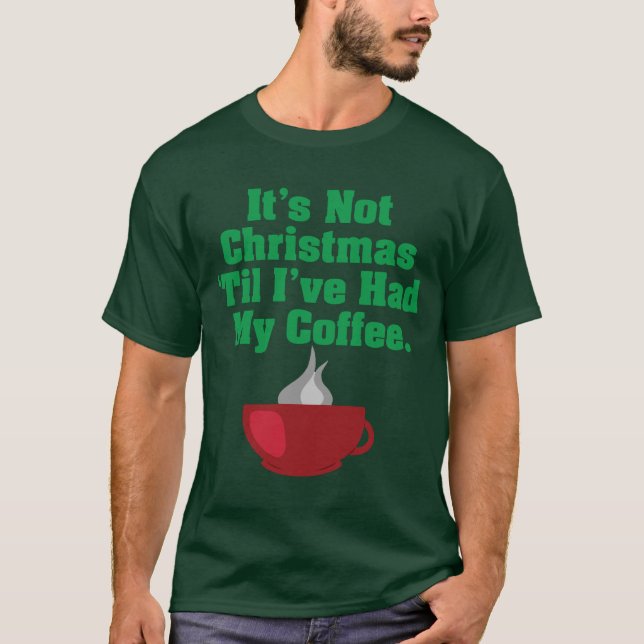Camiseta No Navidades hasta el café (Anverso)