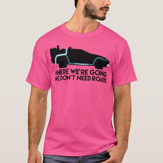 Camiseta No Necesitamos Carreteras (Anverso)