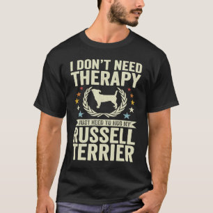 Camiseta No necesitas terapia sólo abraza mi Russell Terrie