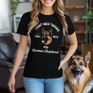 Camiseta No necesitas terapia, solo necesito a mi pastor al