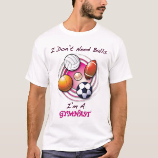 Camiseta no necesite las bolas