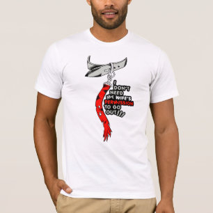 Camiseta No necesito el permiso de mi esposa para salir