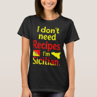 No necesito recetas, soy siciliano